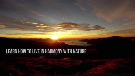 In Harmony With Nature Youtube