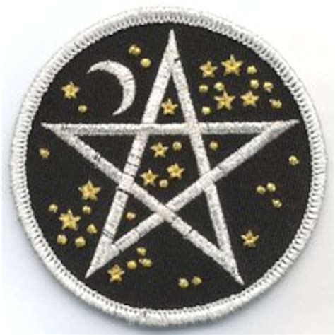 Starry Pentagram Iron On Patch 3 The Ancient Sage
