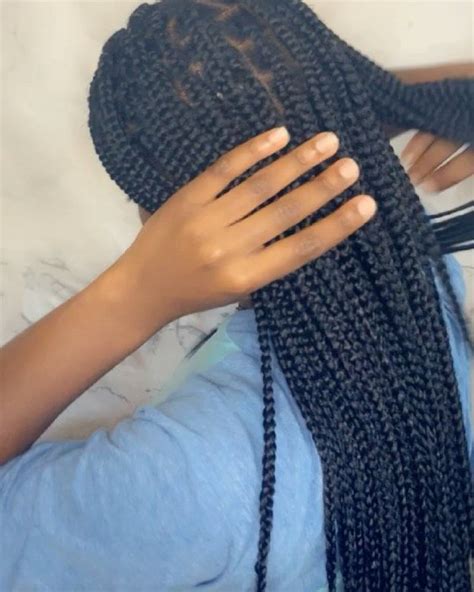 touchesbytea on instagram “my first time ever attempting and doing knotless box braids‼️‼️ just