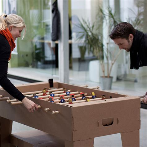 This week we have been making our own table football! Kartoni Foosball Table by Kickpack | MOCO Vote