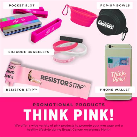 Pink Promotional Products Are Here Breast Cancer Awareness Products