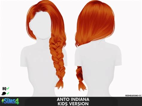 Anto Indiana Hair Kids And Toddler Version At Redheadsims