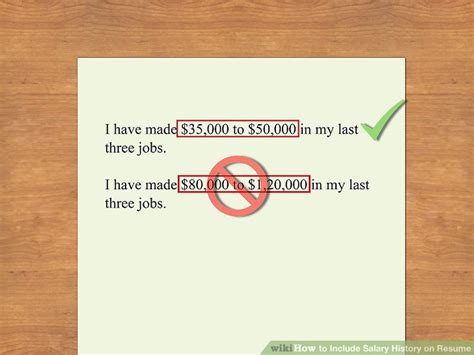 Addressing salary expectations in a cover letter is tough. How to Include Salary History on Resume: 11 Steps (with ...