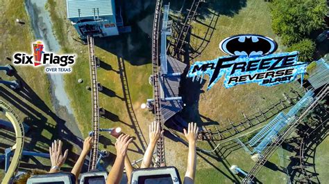 September 2021 Mr Freeze Reverse Blast Roller Coaster On Ride Hd Pov