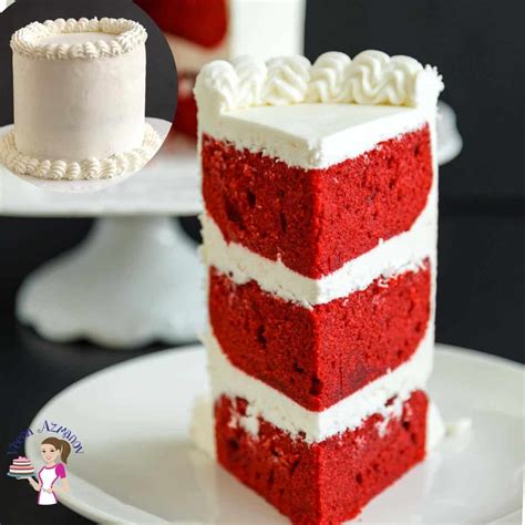 The original red velvet cake only had a slight red color to it which came from pureed beets. Red Velvet Cake with Cream Cheese Frosting - Veena Azmanov