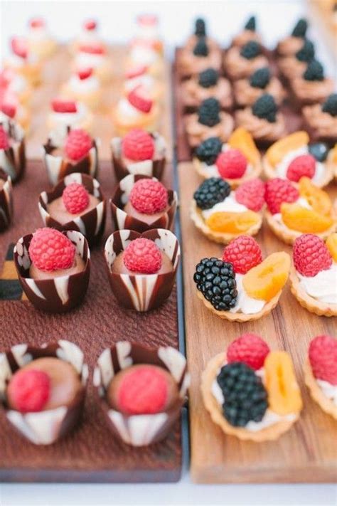 12 Amazing Mini Desserts For Your Wedding Desserts Dessert Buffet