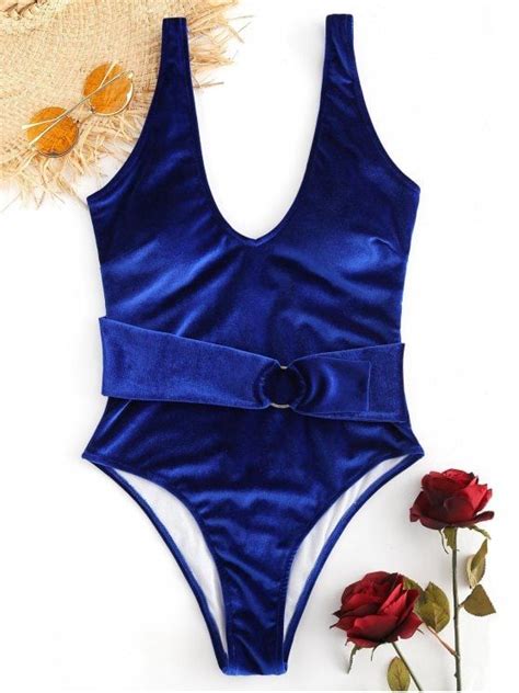 backless velvet high cut swimsuit denim dark blue m swimwear model swimwear sale swimwear