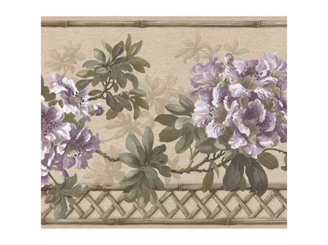 Floral Wallpaper Border 83b57402