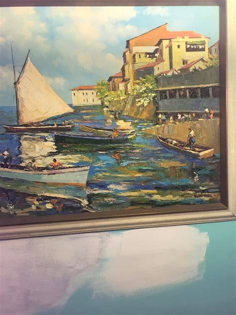 I Have An Original Oil Painting By Marco Ernesto A Panamanian Artist