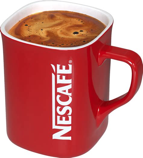 красная кружка Nescafe кофе Png