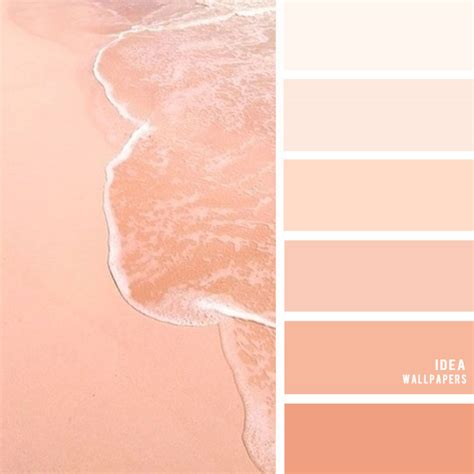 Peach Hues Color Palette Idea Wallpapers Iphone Wallpaperscolor