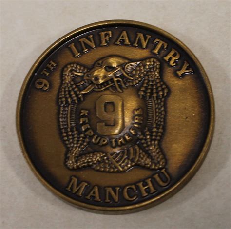 9th Infantry Regiment Manchu Serd Army Challenge Coin Rolyat