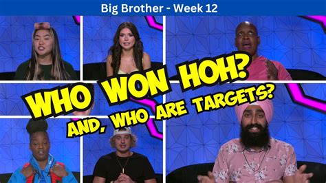 Big Brother Spoilers Who Won Hoh On Bb25 Week 12 Bigbrother Youtube