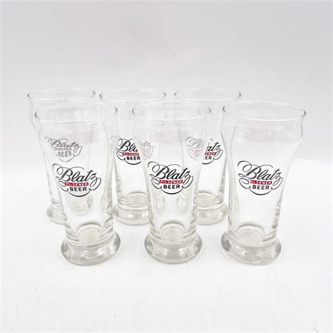 Blatz Pilsener Small Beer Glasses