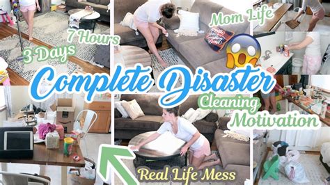 Complete Disaster Cleaning Motivation Messy House Speed Clean Mom