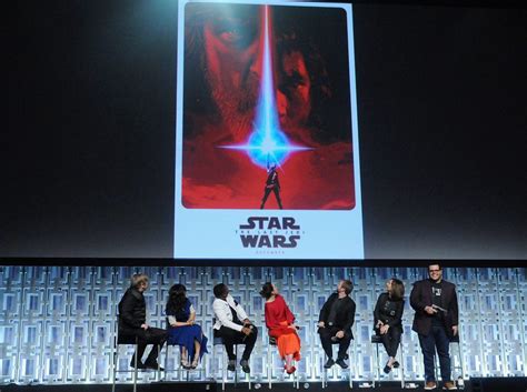 Poster De Los últimos Jedi En El Panel De La Star Wars Celebration Galería De Fotos En
