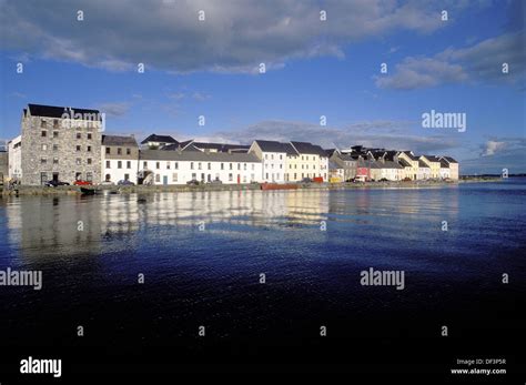 Overview Of Longwalk From Claddagh Quay Galway Co Galway Ireland