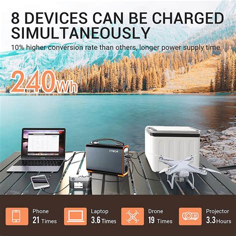 Ctechi Gt200 200w 240wh Portable Power Station