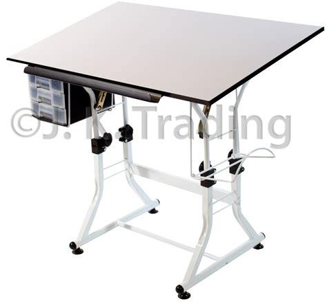 Drafting Table With Adjustable Height And Tilt