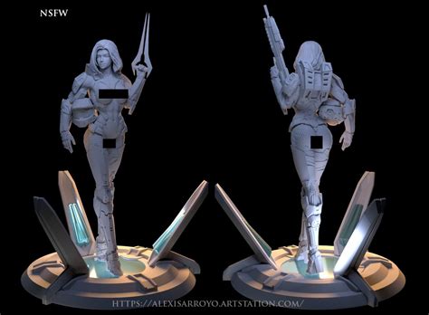 Female Halo Spartan NSFW 3D Print Model 3D Model 3D Printable CGTrader