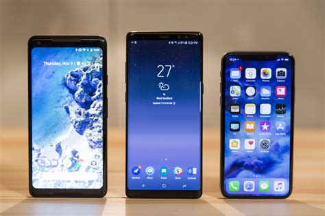 Iphone X Vs Note 8 Pixel 2 And V30 Is A Surprisingly Lopsided Affair