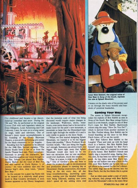Starlog Magazine Issue 156 Disney Attractions Magazine Internet Archive