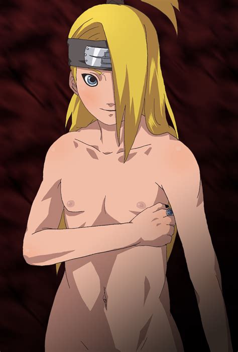 Pomeranianko Deidara Naruto Naruto Series Naruto Shippuuden Boy Blonde Hair Blue Eyes