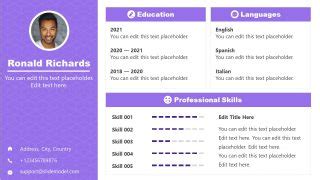Personal Self Introduction PowerPoint Template SlideModel