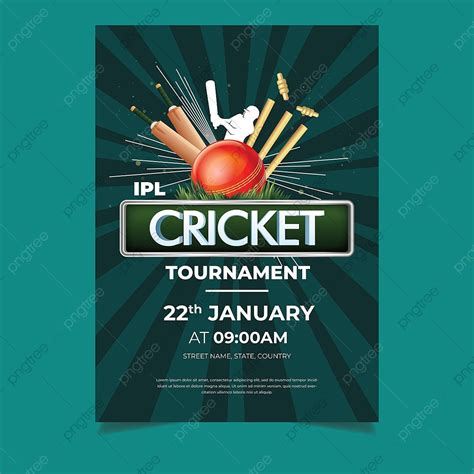 Free Cricket Poster Templates Printable Online