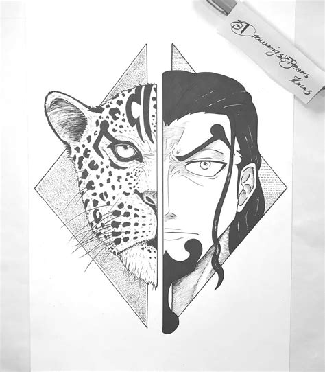 Rob Lucci Drawing Tattoo Design Leopard Form Tattoo Drawings Tattoos
