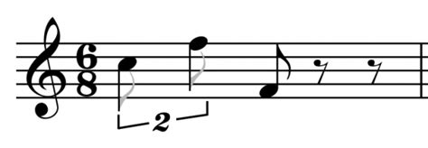Notate 2 Quarters In The Space Of 3 Eighths Scoring Notes