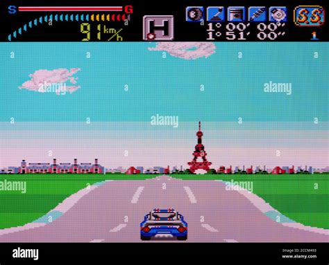 Victory Run Pc Engine Videogame Editorial Use Only Stock Photo Alamy