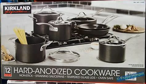 Kirkland Signature Hard Anodized Non Stick Cookware 12 Pc Set