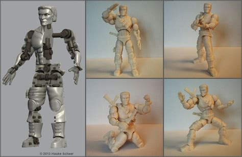 Construction 3d Printed Action Figure By Hauke 3d Models For Printing