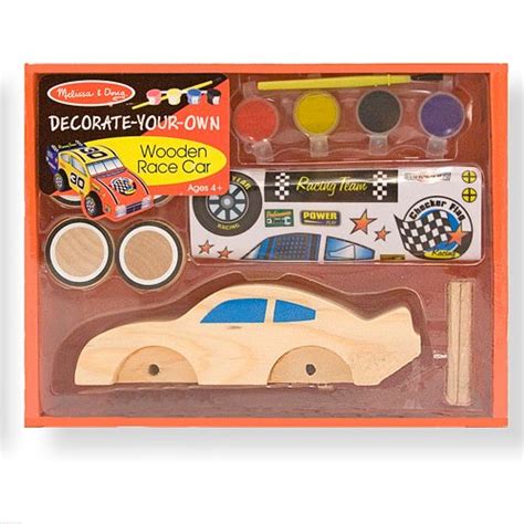Melissa And Doug Decorate Your Own Wooden Race Car Crafts Direct