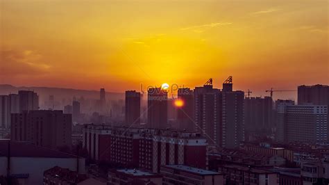 Urban Sunrise Cloud Skyline Picture And Hd Photos Free Download On
