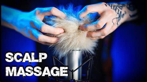 💆 Asmr Tingly Scalp Massage 💆 Fluffy Mic Cover Layered Sounds No Talking Youtube