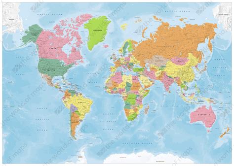 Political World Map Map Of The World Political 88 World Maps