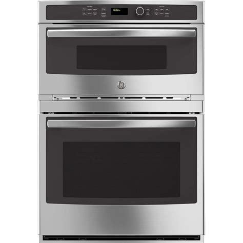 Ge 30 In Double Electric Wall Oven With Built In Microwave In