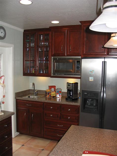 You can attach it to the edges around the perimeter or flat on the face of the door. 16 Samples Of Kitchen Molding - Custom Ideas For Your ...