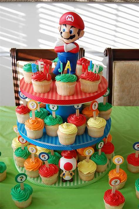 It is made by the princess herself according to toad as well as the ribbon on the side of the cake. Events By Tammy: Jay's Super Mario Brothers Birthday Party