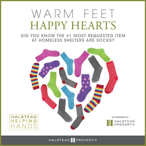 Warm Feet Happy Hearts 2016 Sock Drive We Are The Halstead Blog