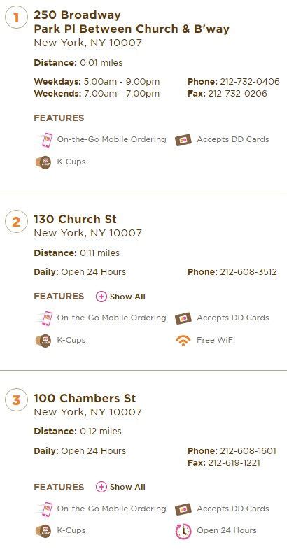 Tap a location to see photos, read reviews and see opening hours. Dunkin' Donuts Near Me: Locations, Menu, Hours, Number
