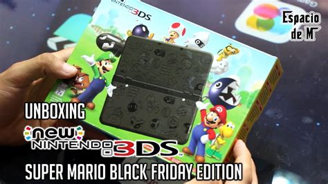 What Stylus Is On The Black Friday New 3ds - UNBOXING New Nintendo 3DS Super Mario Black Friday Edition en español