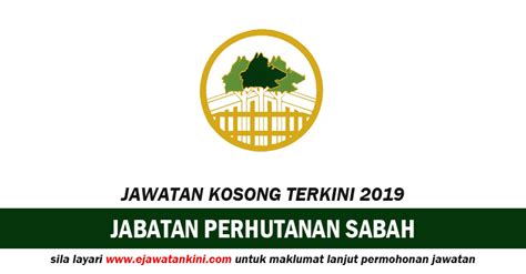 Jabatan perdana menteri (tulisan jawi: Jawatan Kosong 2019 di Jabatan Perhutanan Sabah ...
