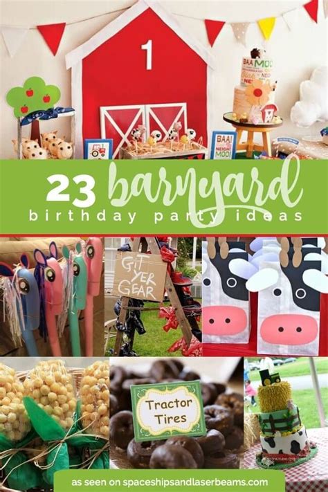 23 Barnyard Birthday Party Ideas Great Party Idea For Little Boys Or