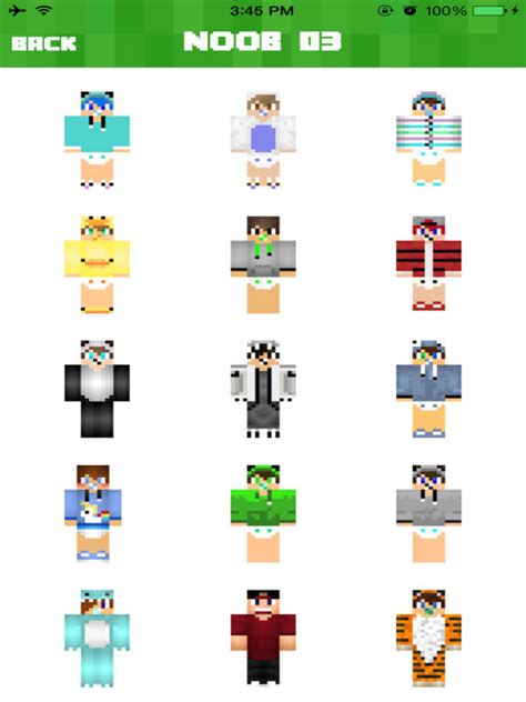 Noob Skins Free Best Boy Skins For Minecraft Pe Apps 148apps