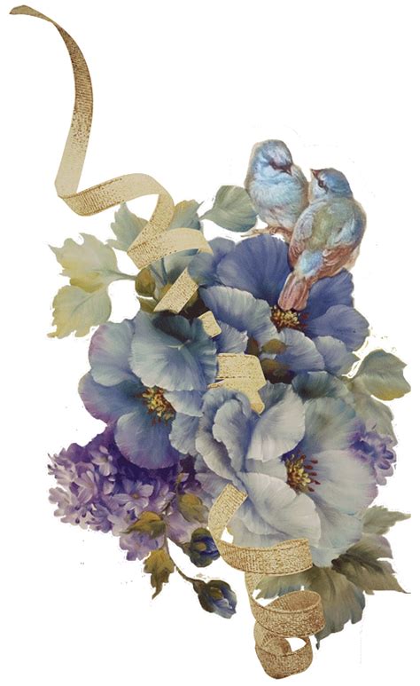 Decoupage Designs Decoupage Vintage Birds Vintage Flowers