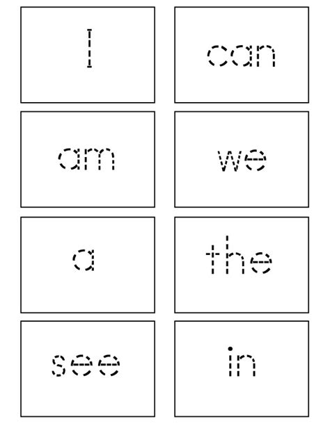 These printable sight words flash cards are easy to make and are a great way to teach your child how to read high frequency words. Sight Words Flash Cards - Kindergarten - Sight Words, Reading, Writing, Spelling & Worksheets