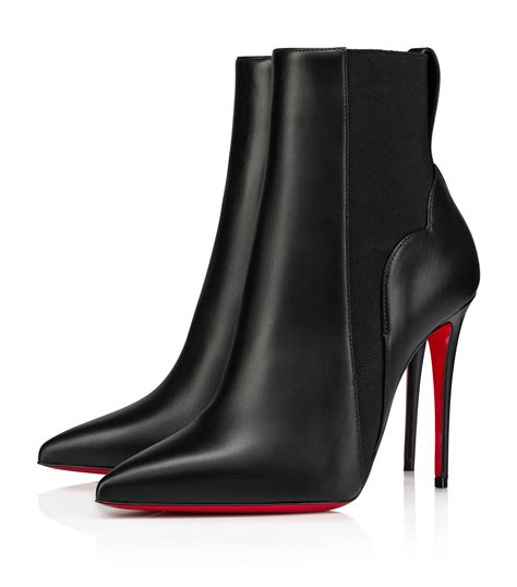 Christian Louboutin Chelsea Chick Booty Leather Boots 100 Harrods Ph